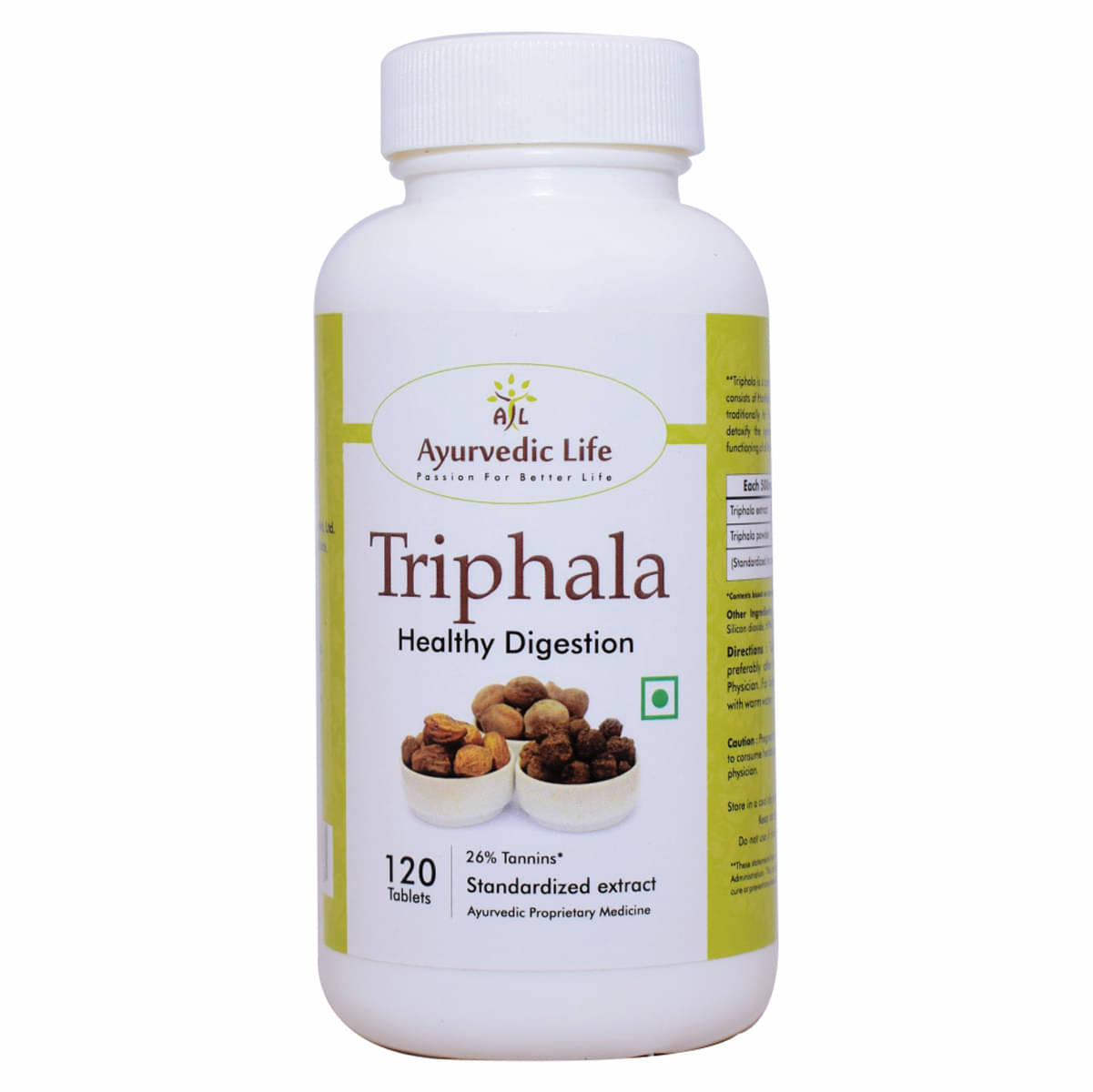 Ayurvedic Life Triphala Tablet 120 No.S Pack of 1 Ayurvedic Life Triphala Tablet 120 No.S Pack of 1