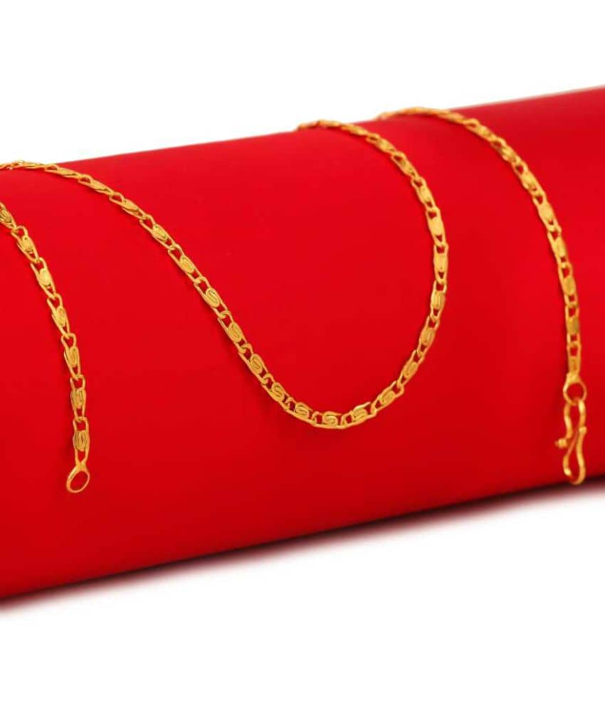 FASHION FRILL - Gold Plated Chain ( Pack of 1 )