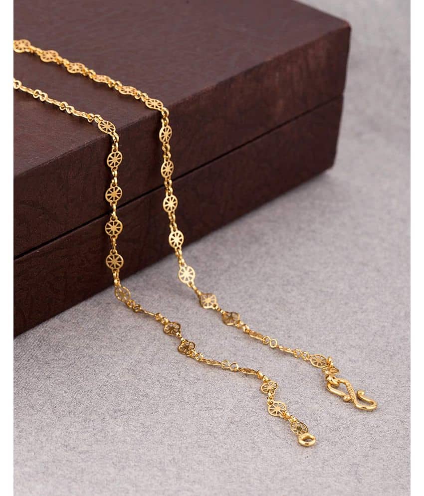 FASHION FRILL - Gold Plated Chain ( Pack of 1 )