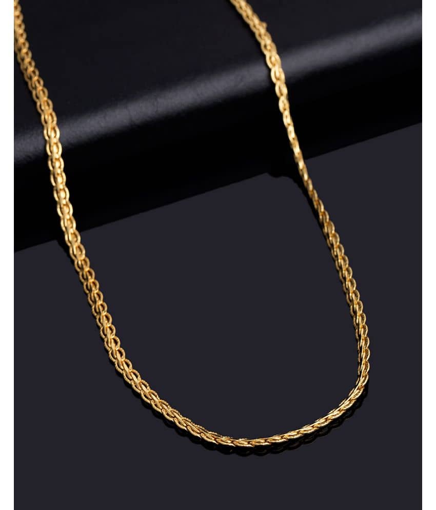 FASHION FRILL - Gold Plated Chain ( Pack of 1 )