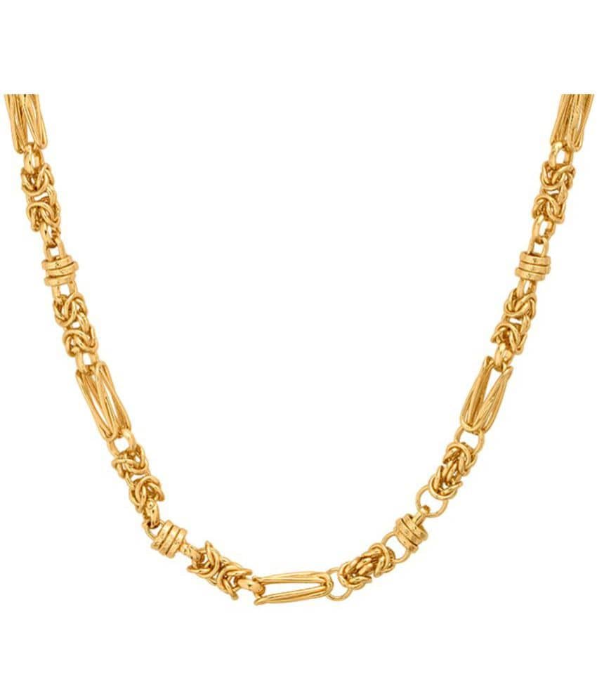 FASHION FRILL - Gold Plated Chain ( Pack of 1 )