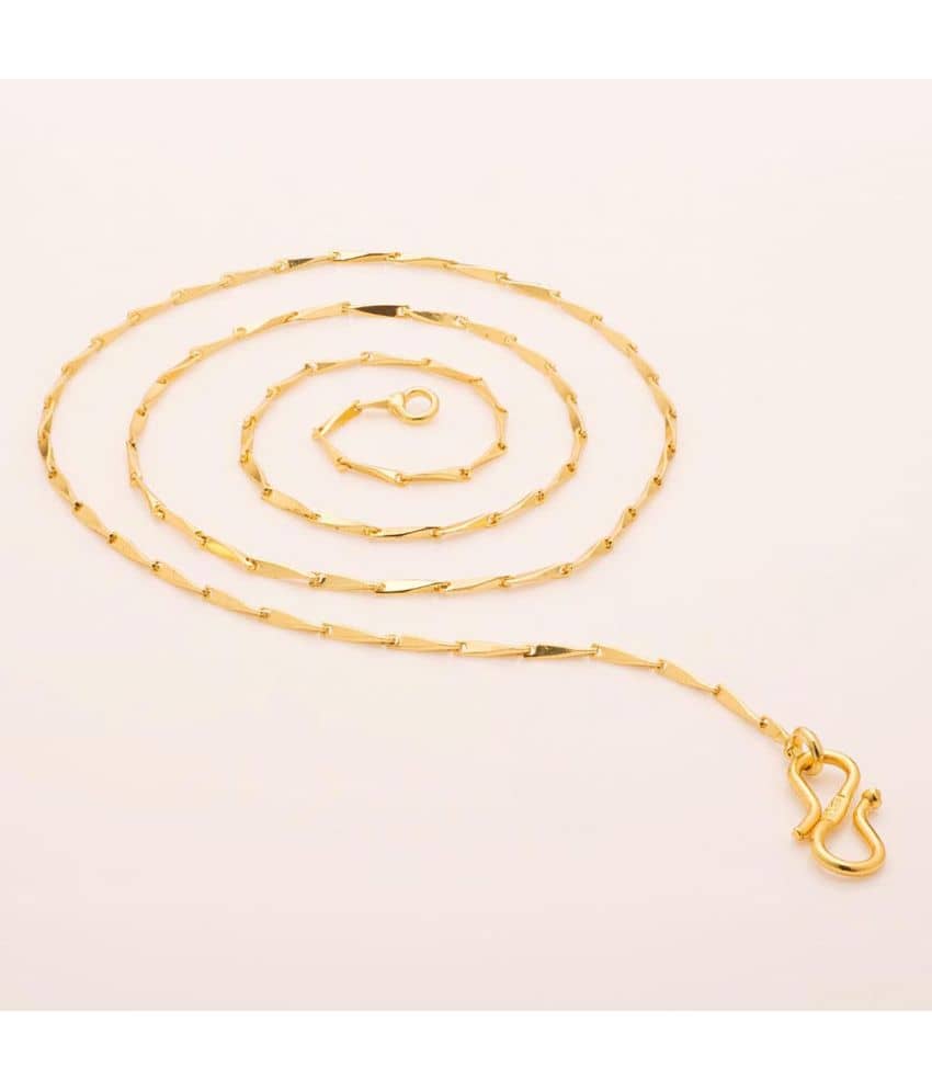 FASHION FRILL - Gold Plated Chain ( Pack of 1 )