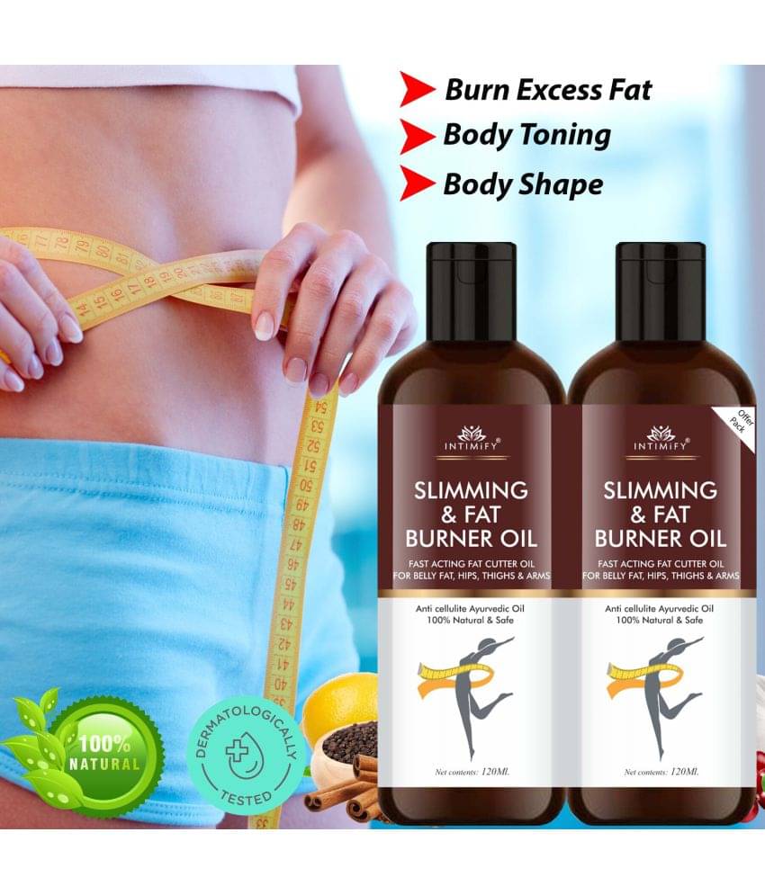 Intimify Slimming Oil for Fat Burning Body Toning and Shaping Shaping & Firming Oil 120 mL Pack of 2 Intimify Slimming Oil for Fat Burning Body Toning and Shaping Shaping & Firming Oil 120 mL Pack of 2