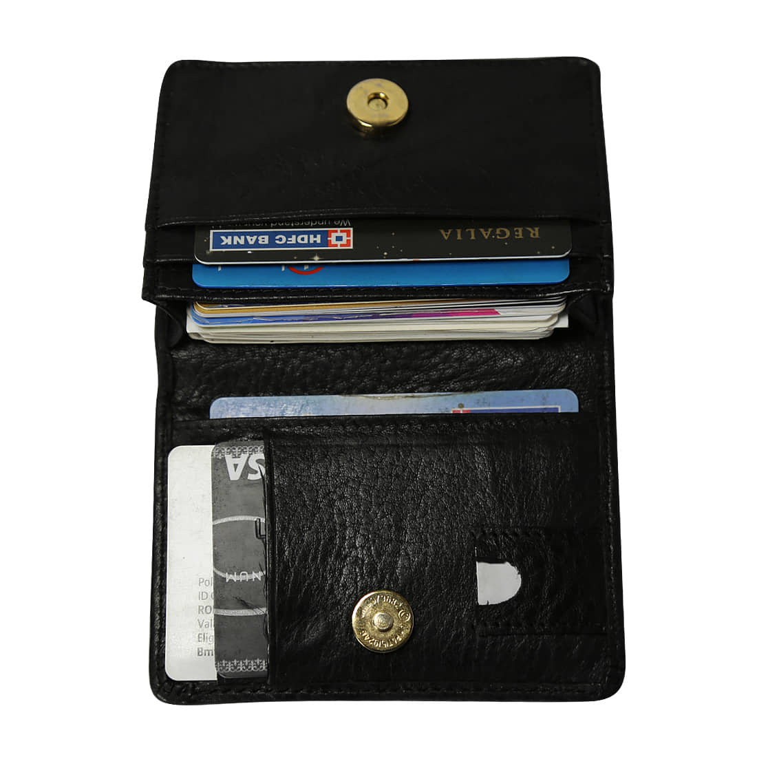 KAN - Black Leather Men's Short Wallet ( Pack of 1 ) - Handbags | Buy online on ZillyBuy