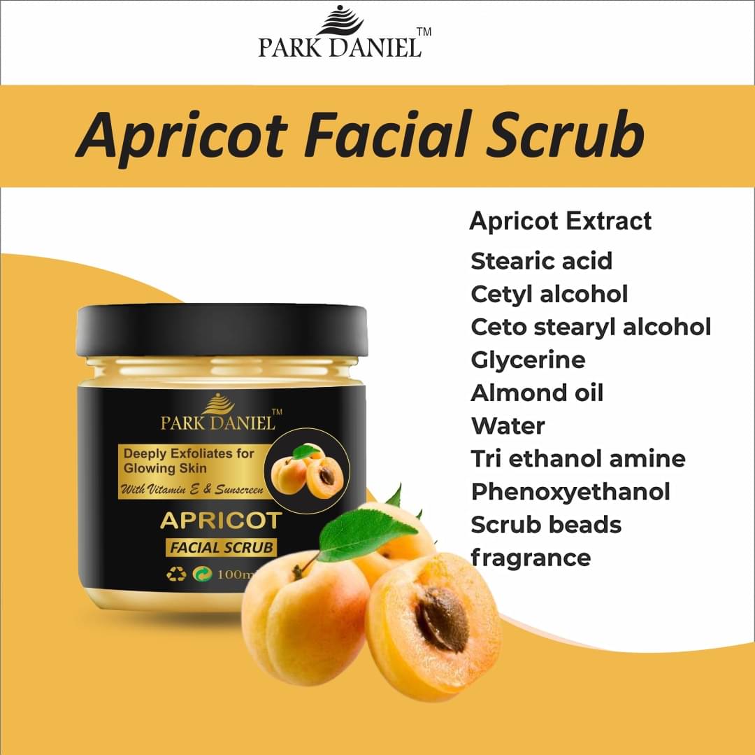 Park Daniel Apricot Facial Scrubber Removes Blackheads & Dead Cells Day Cream 100 ml Park Daniel Apricot Facial Scrubber Removes Blackheads & Dead Cells Day Cream 100 ml