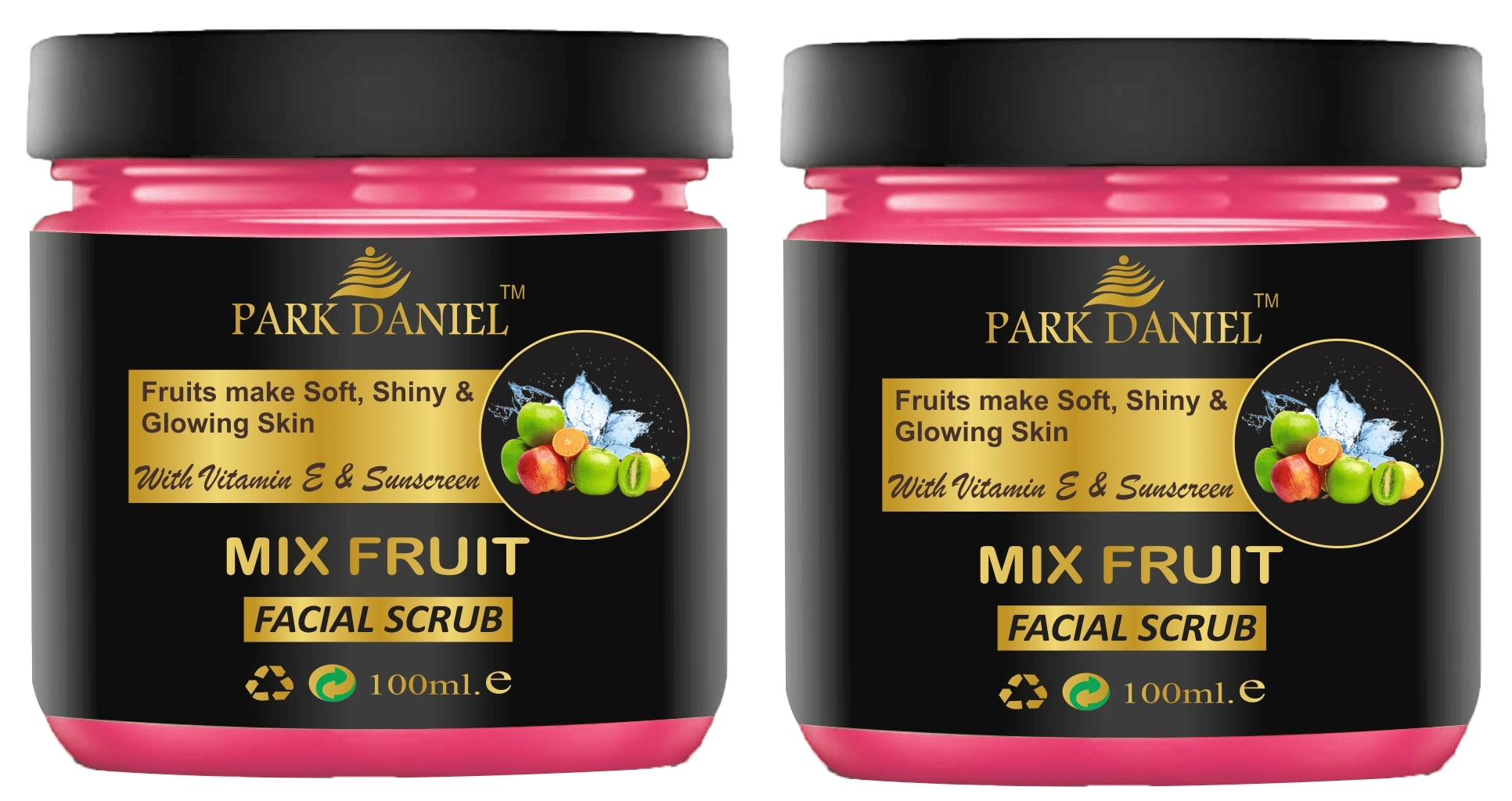 Park Daniel Mix Fruit Scrubber for Face & Body for Nourishes Skin Day Cream 100 ml Pack of 2 Park Daniel Mix Fruit Scrubber for Face & Body for Nourishes Skin Day Cream 100 ml Pack of 2
