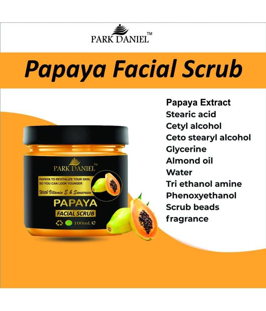 Park Daniel  Papaya Facial & Body Scrub  for Daily Use Shine Day Cream 100 ml     			Park Daniel  Papaya Facial & Body Scrub  for Daily Use Shine Day Cream 100 ml