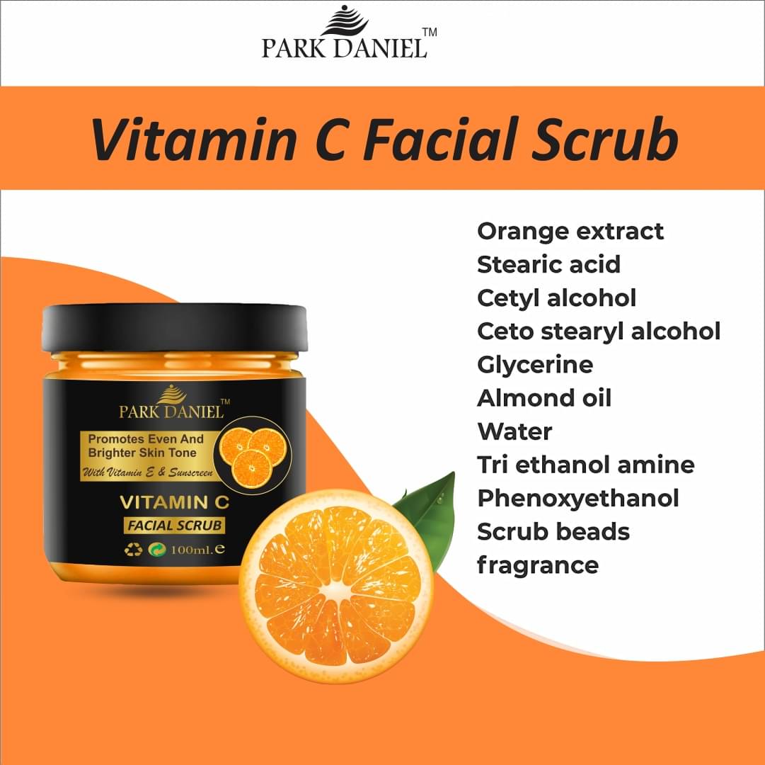     			Park Daniel  Vitamin-C Facial Scrub and  Glowing Skin Care  Day Cream 100 ml