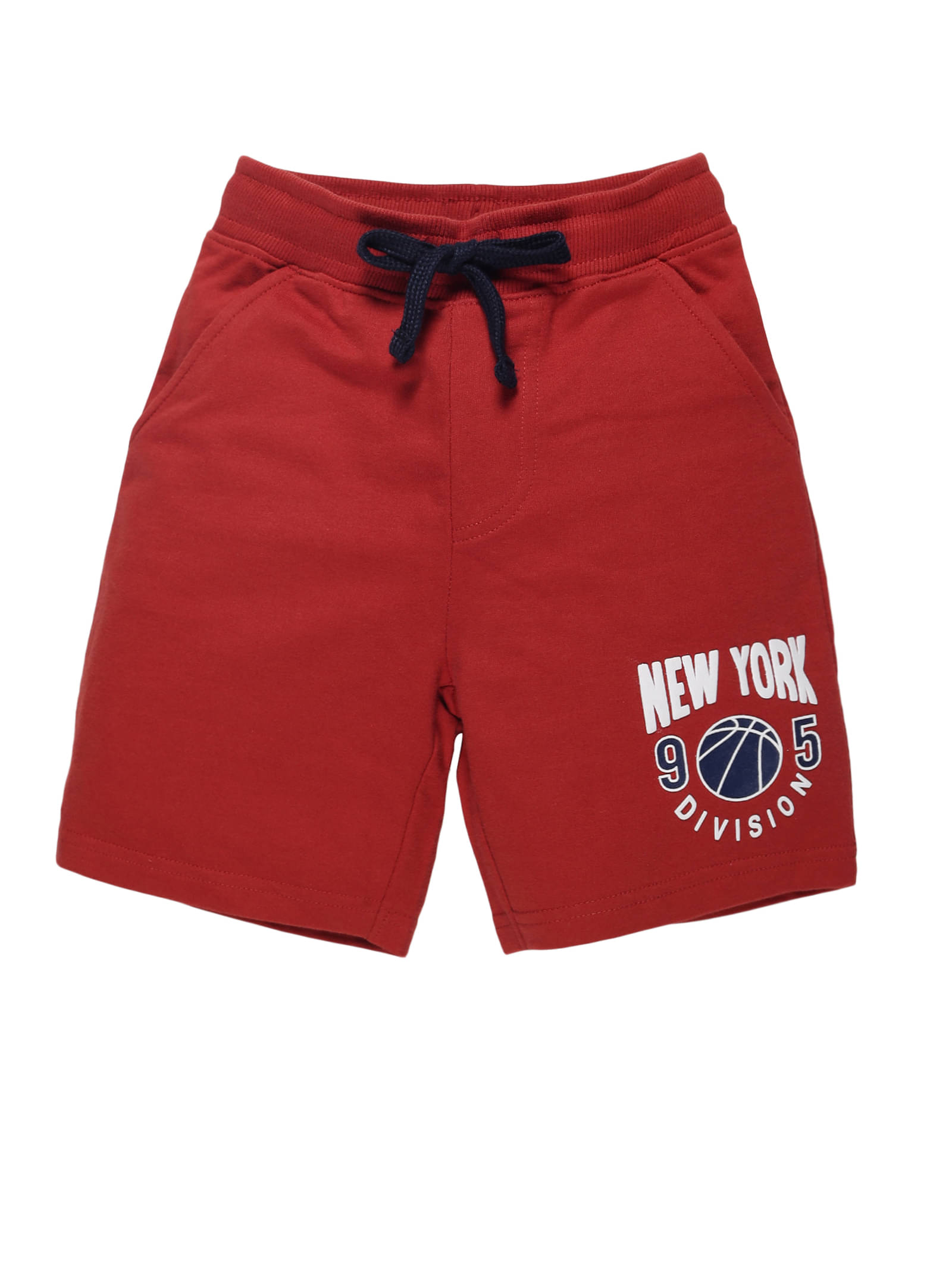     			PLUM TREE Pack of 1 Cotton Shorts For Boys ( Maroon )