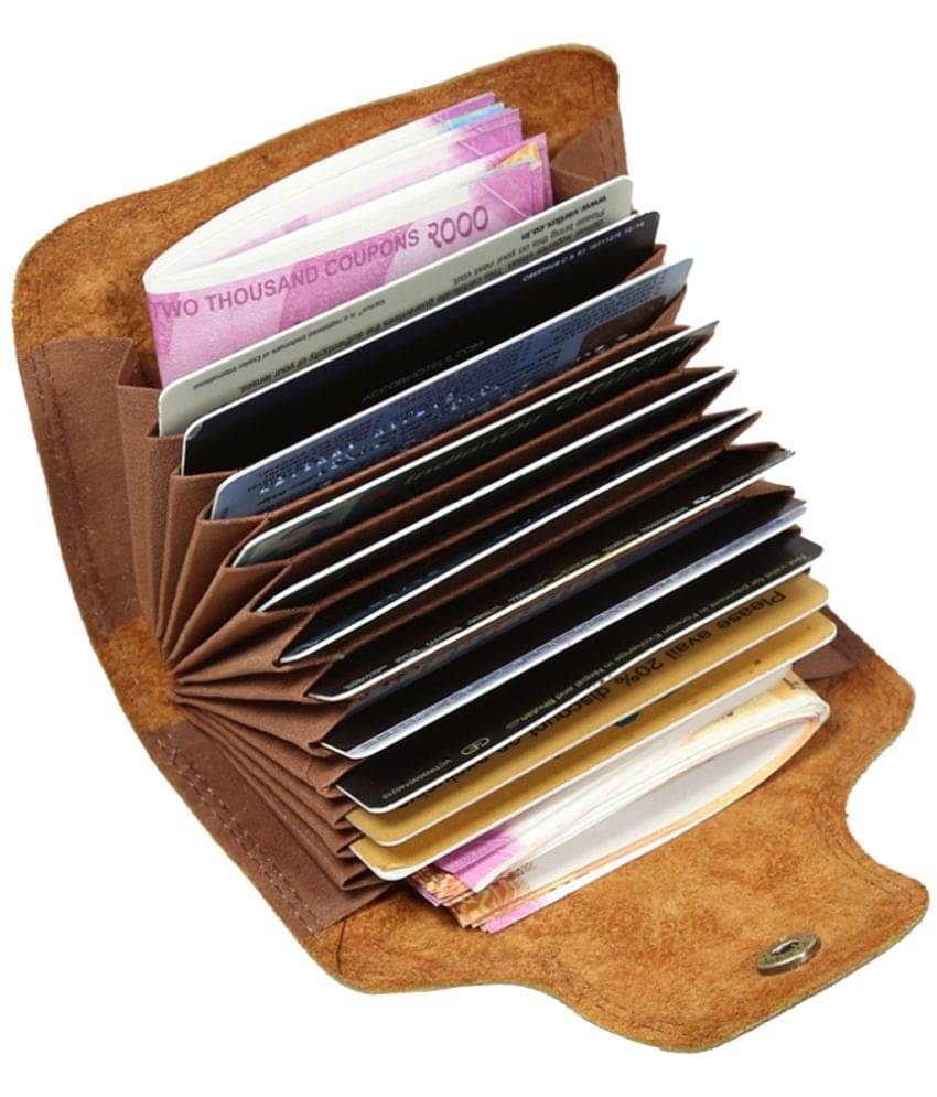     			Style 98 - Leather Tan Men's Short Wallet ( Pack of 1 )