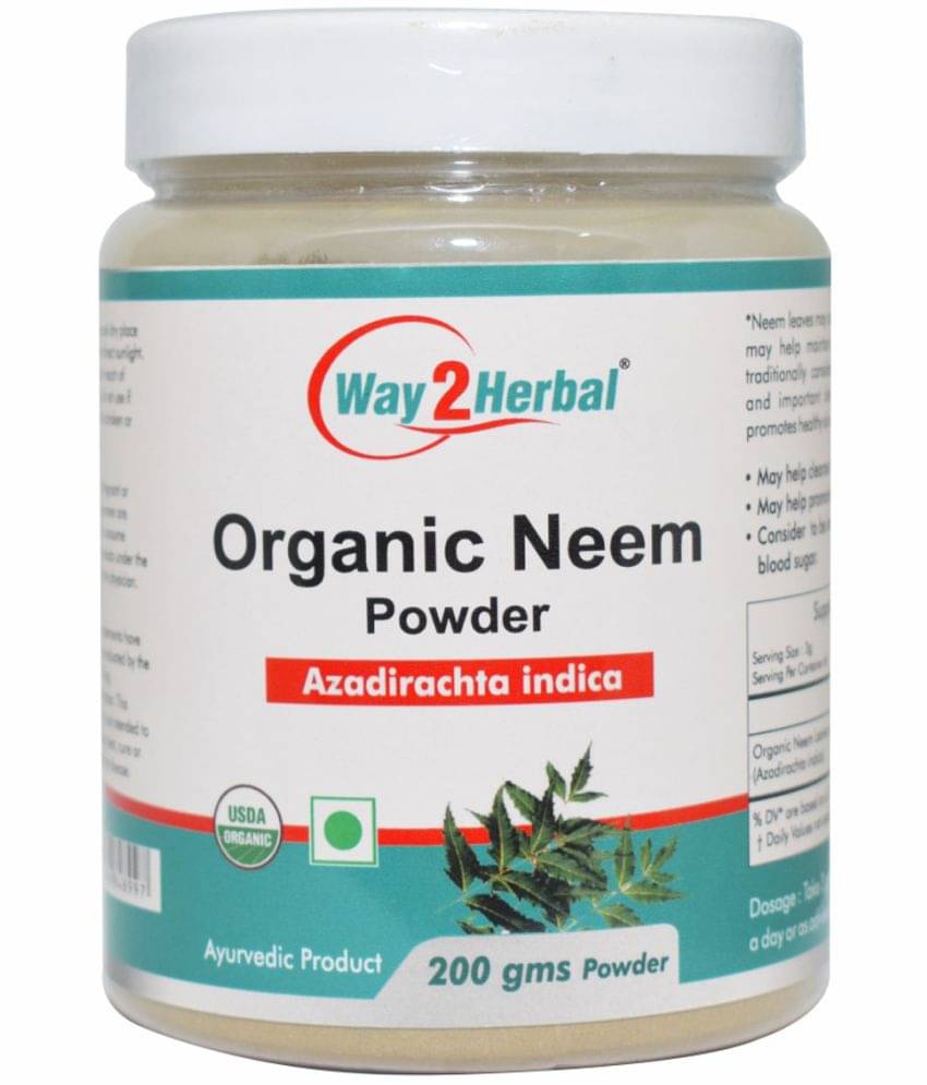     			Way2Herbal Organic Neem Powder 200 Gm Pack of 1