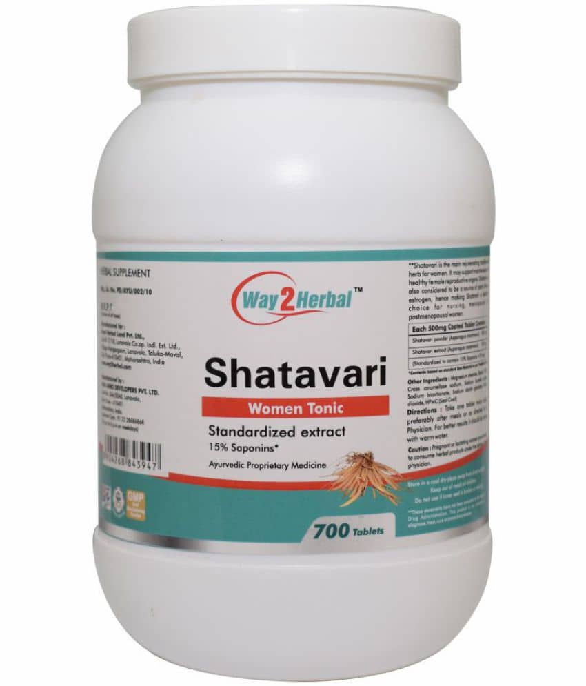 Way2Herbal Shatavari Tablet 700 No.S Pack of 1
