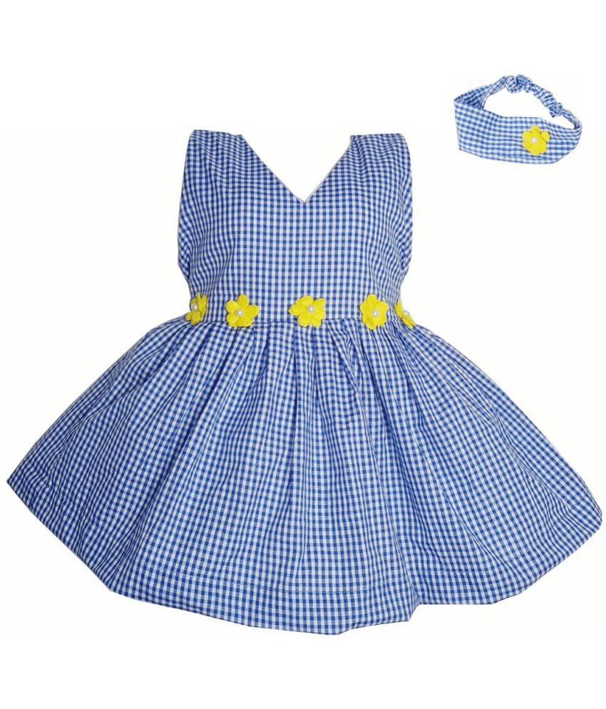 harshvardhanmart.com Cotton A-line Dress For Girls ( Pack of 1 , Sky Blue ) harshvardhanmart.com Cotton A-line Dress For Girls ( Pack of 1 , Sky Blue )