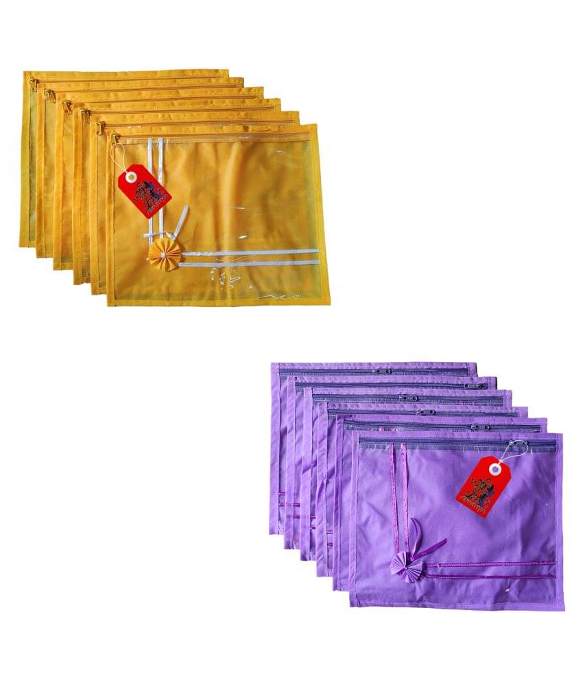     			ADWITIYA Multi Saree Covers - 12 Pcs