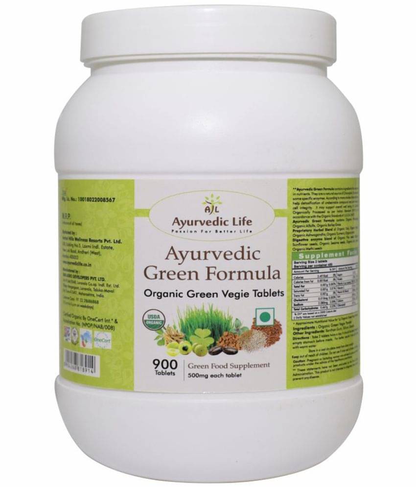 Ayurvedic Life Green Formula Tablet 900 No.S Pack of 1 Ayurvedic Life Green Formula Tablet 900 No.S Pack of 1