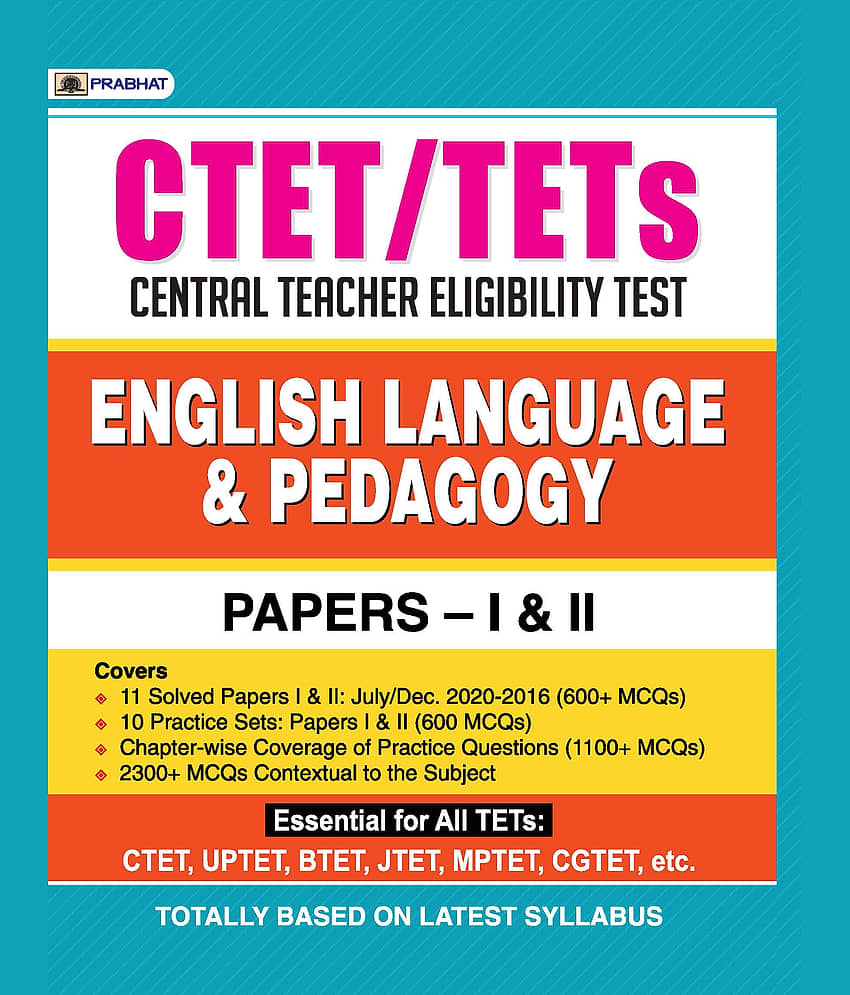 CTET/TETS ENGLISH LANGUAGE & PEDAGOGY PAPERS–I & II - Stationery | Buy online on ZillyBuy