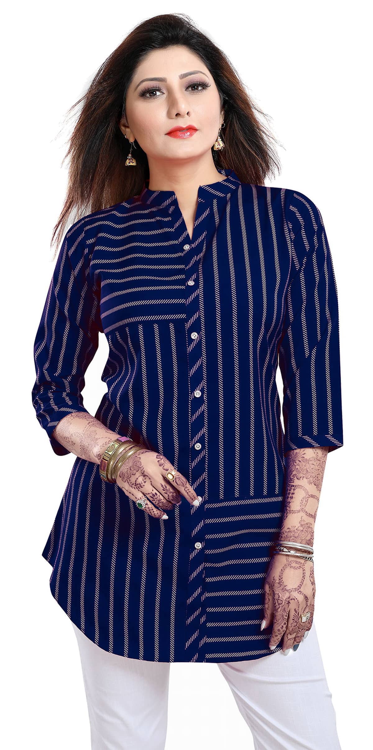 Crepe Short Kurti For Women (Pack of 1) - Kurtis, Tunics | Buy online on ZillyBuy