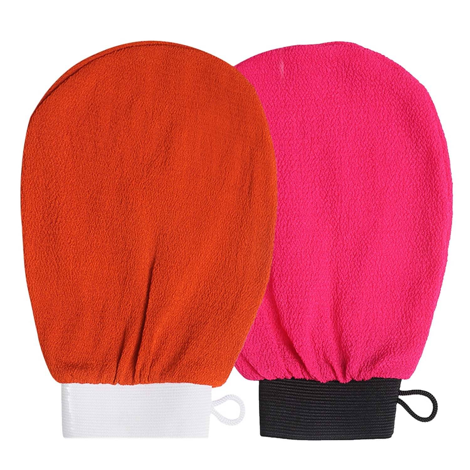     			PINDIA Set of 2 Non Terry Bath Towel Assorted