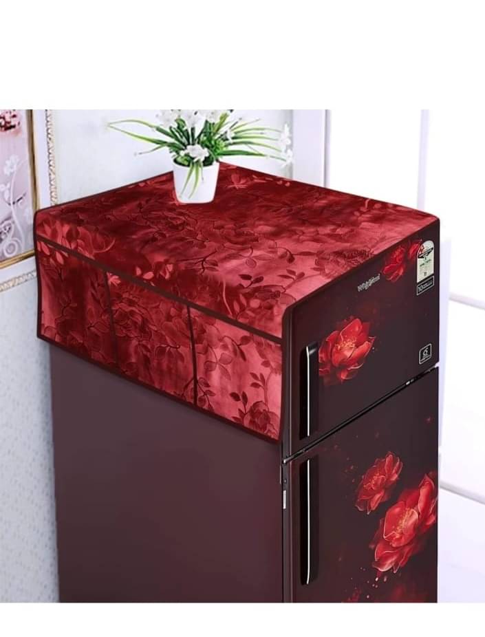 Revexo Single PVC Multicolor Fridge Top Cover Revexo Single PVC Multicolor Fridge Top Cover