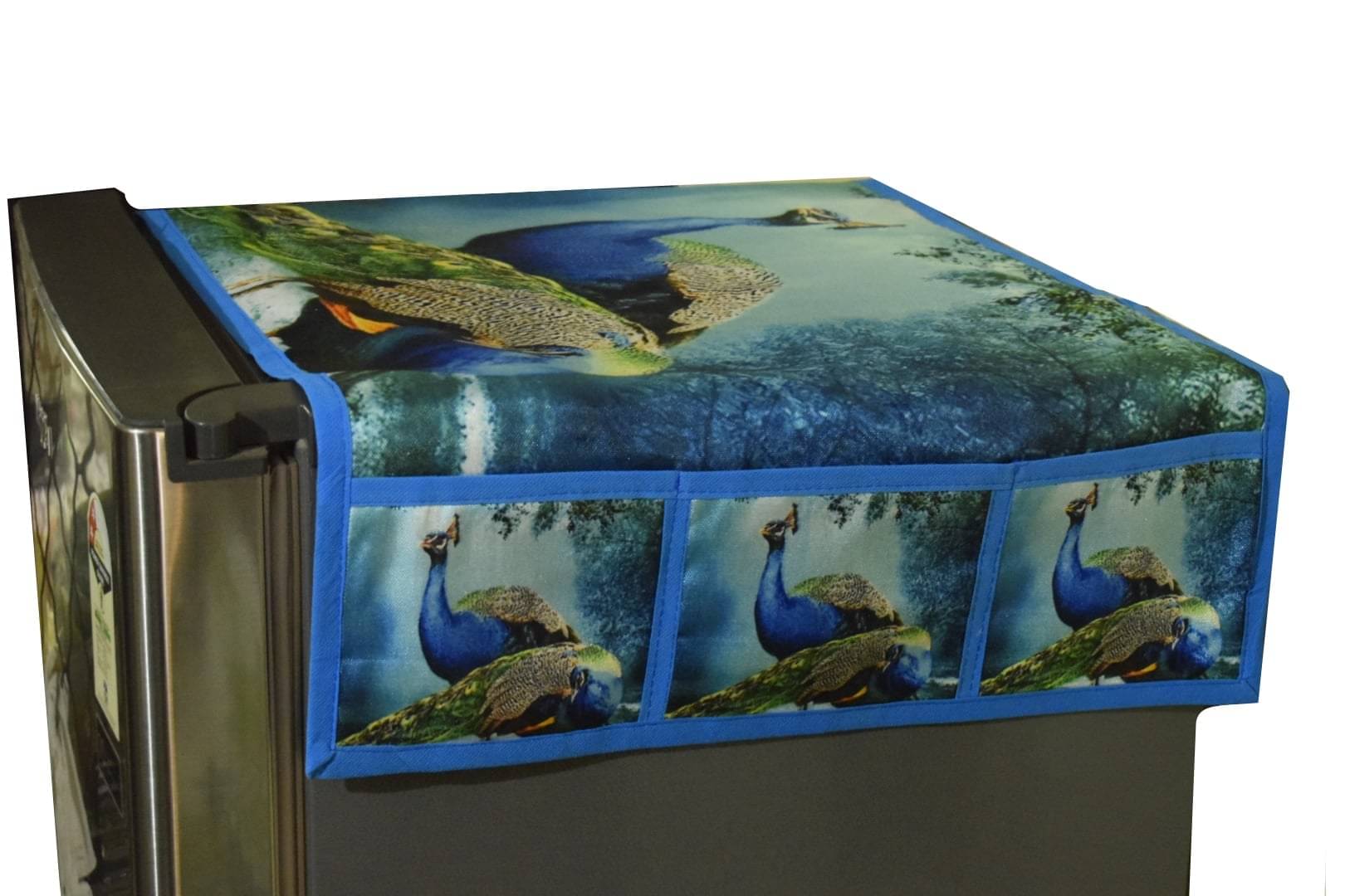 Revexo Single PVC Multicolor Fridge Top Cover Revexo Single PVC Multicolor Fridge Top Cover