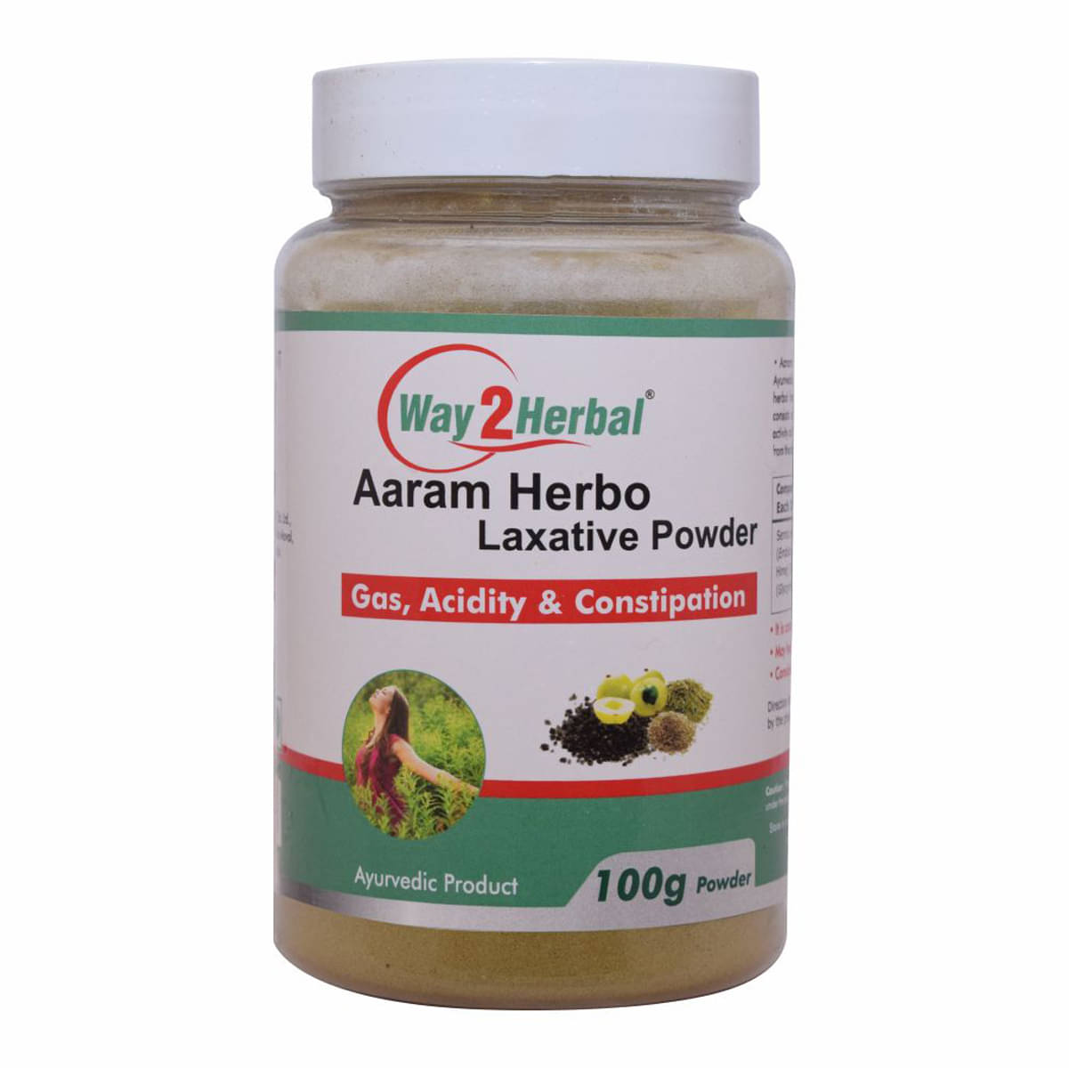 Way2Herbal Aaram Herbo Laxative Powder 100 Gm Pack of 1 Way2Herbal Aaram Herbo Laxative Powder 100 Gm Pack of 1