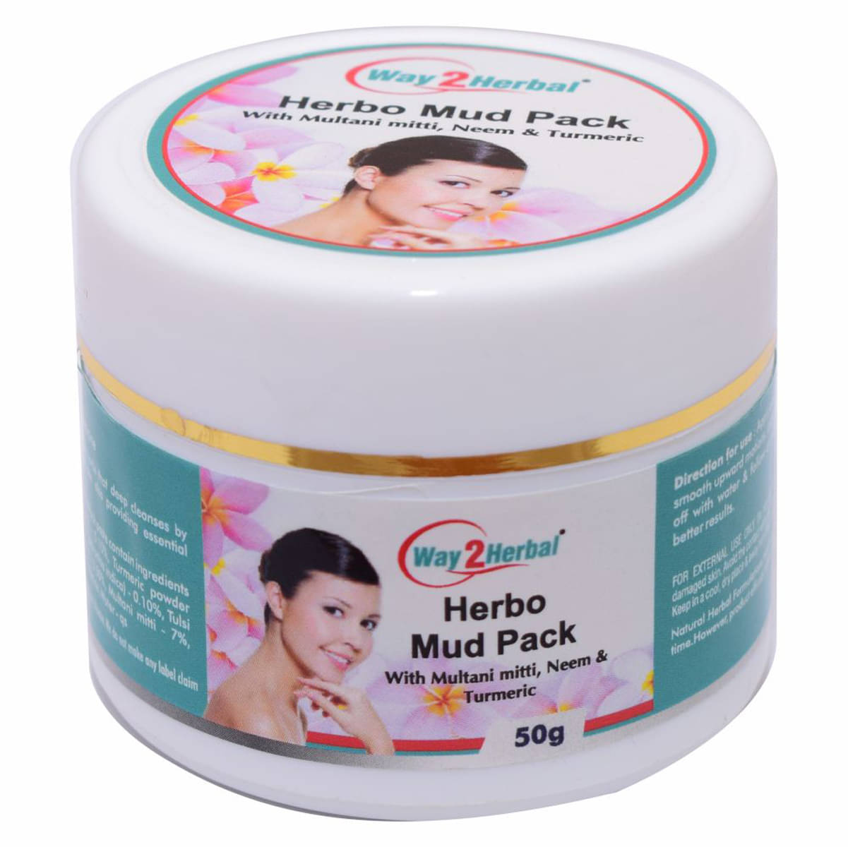     			Way2Herbal Herbo Mud Pack Paste 50 Gm Pack of 1