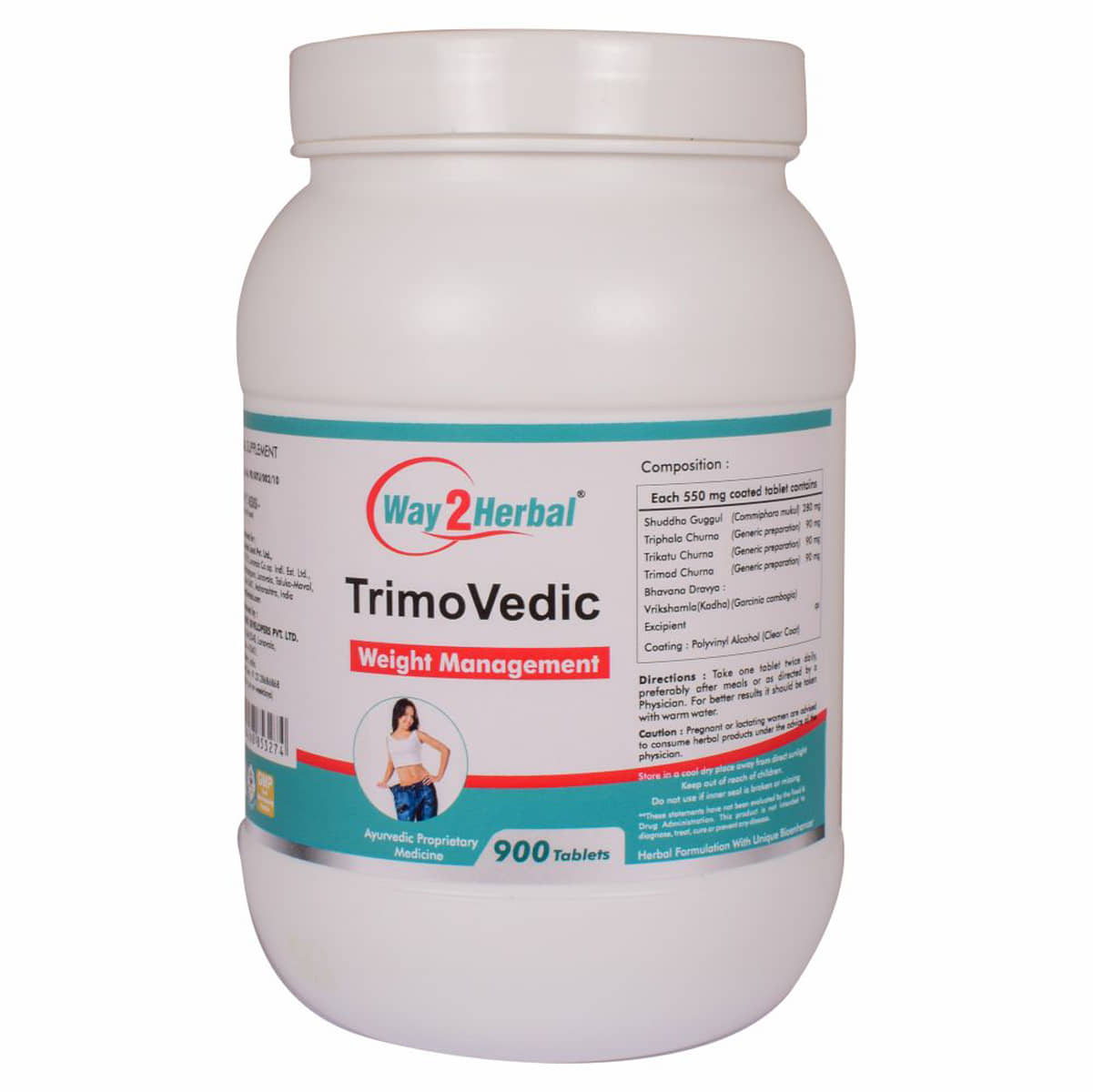 Way2Herbal Trimo Vedic Tablet 900 No.S Pack of 1