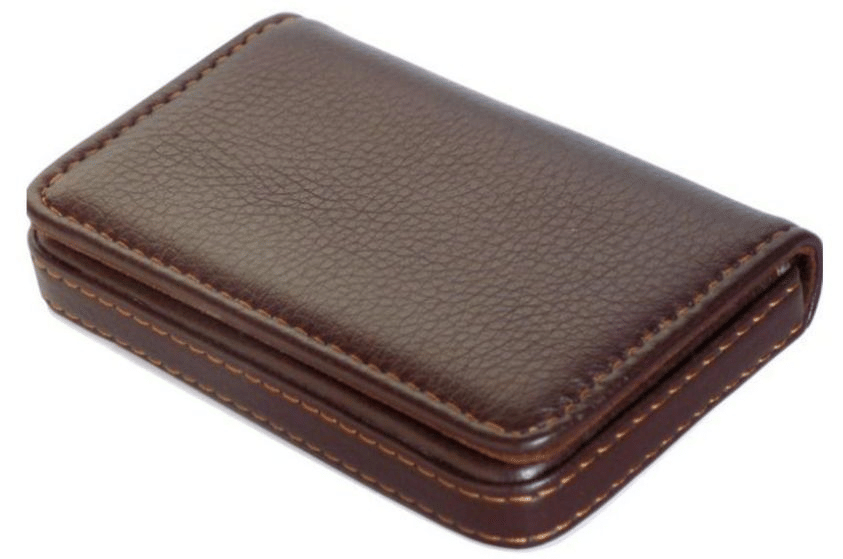 Amor Benison Brown Leather Credit/Debit Card Card Holder - Handbags | Buy online on ZillyBuy