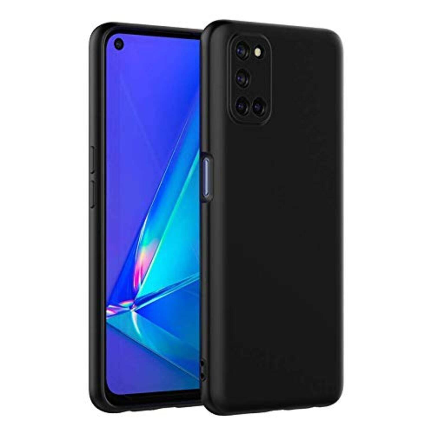     			Spectacular Ace Black Plain Cases For Oppo Reno 5 Pro - Pack of 1