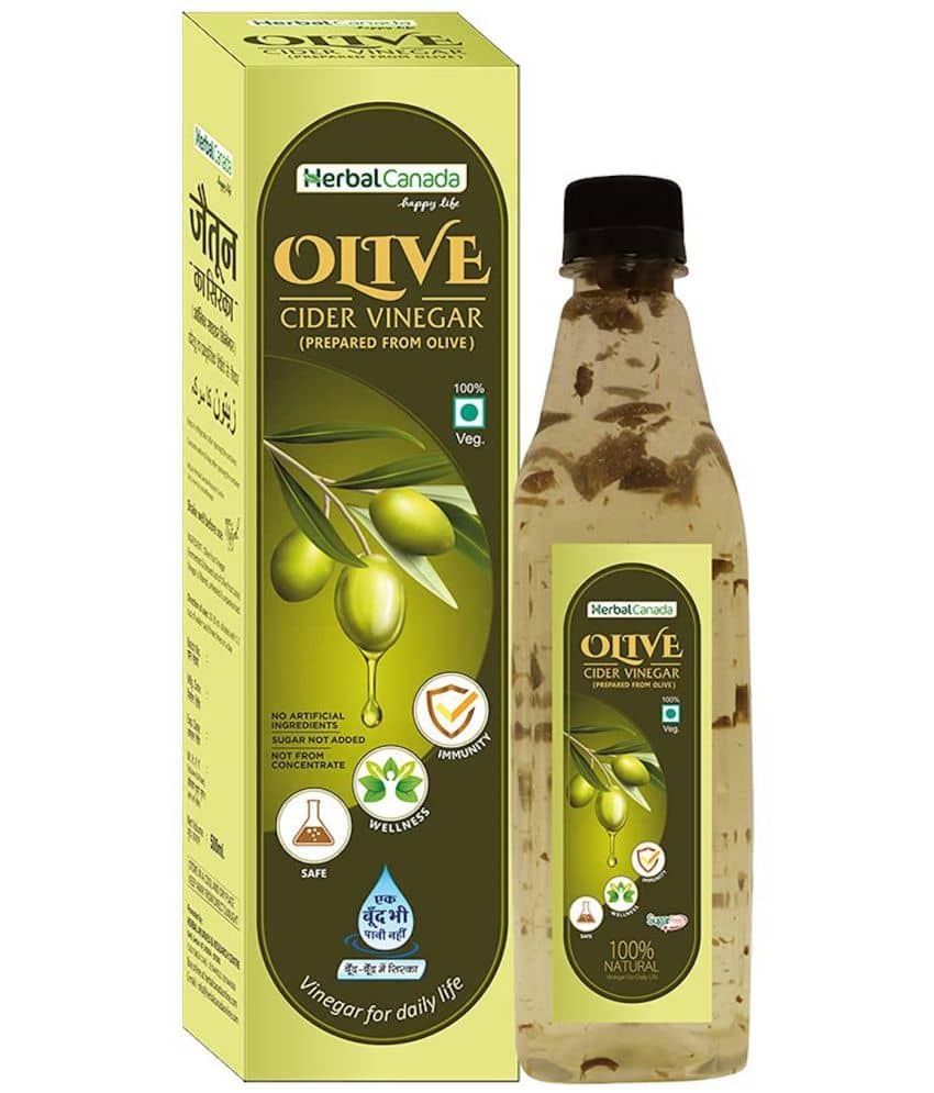Herbal Canada OLIVE VINEGAR ( JAITOON SIRKA ) 500 ML PACK OF 2