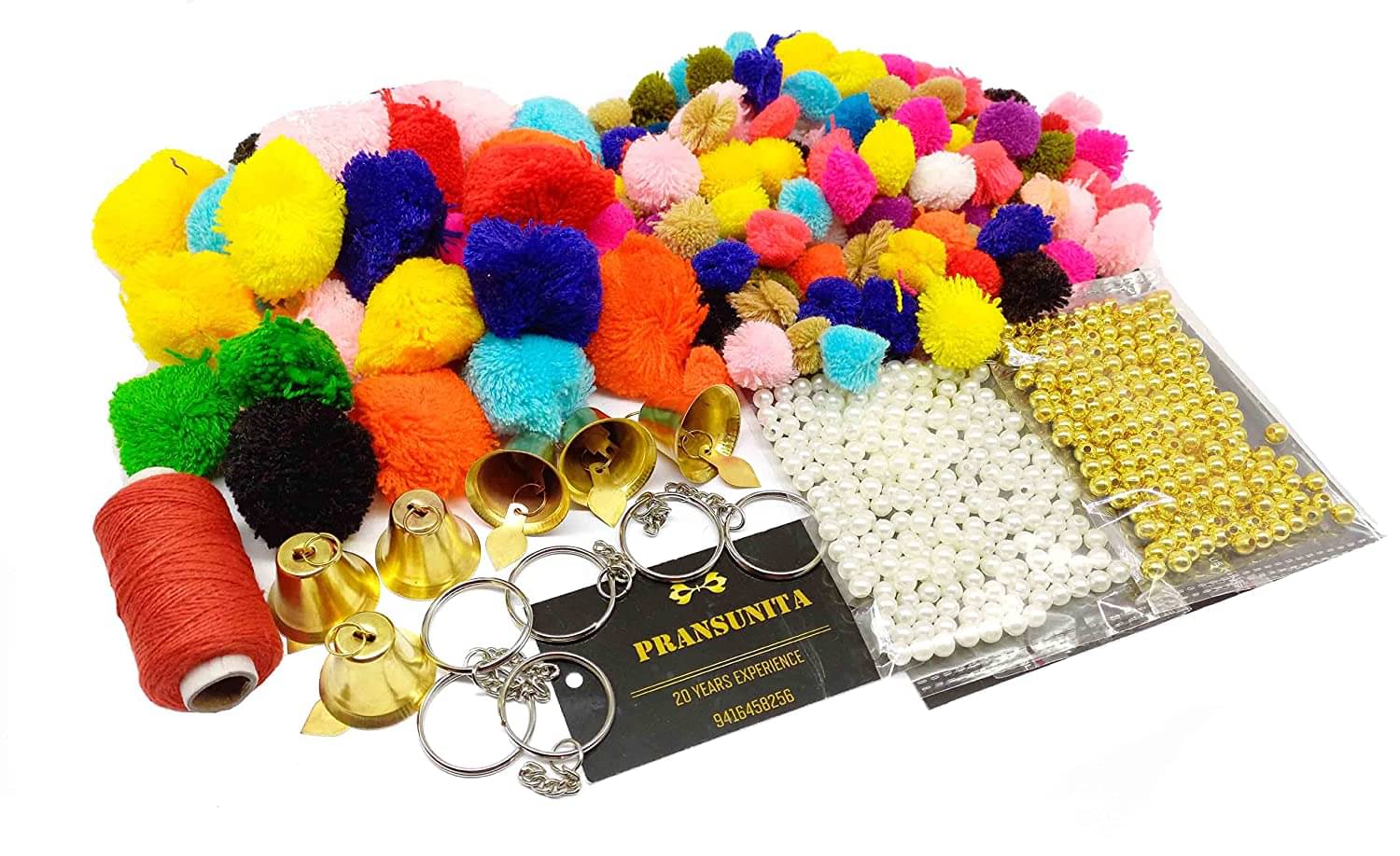 PRANSUNITA Other Pom Pom Toran, Streamer Bandanwar Making kit ( Pack of 1 ) PRANSUNITA Other Pom Pom Toran, Streamer Bandanwar Making kit ( Pack of 1 )
