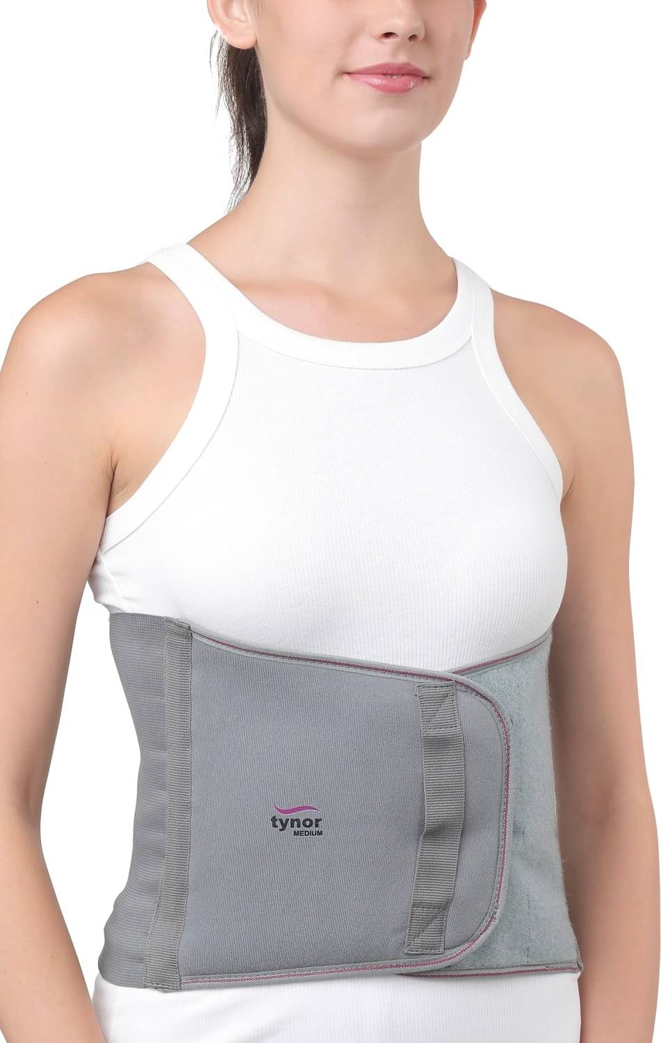     			Tynor Abdominal Support 9"/23cm, Grey, 1 Unit Abdominal Support M