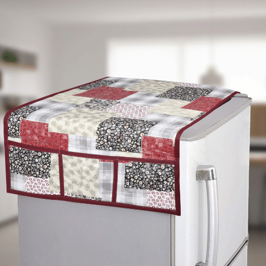     			E-Retailer Single PVC Multicolor Fridge Top Cover