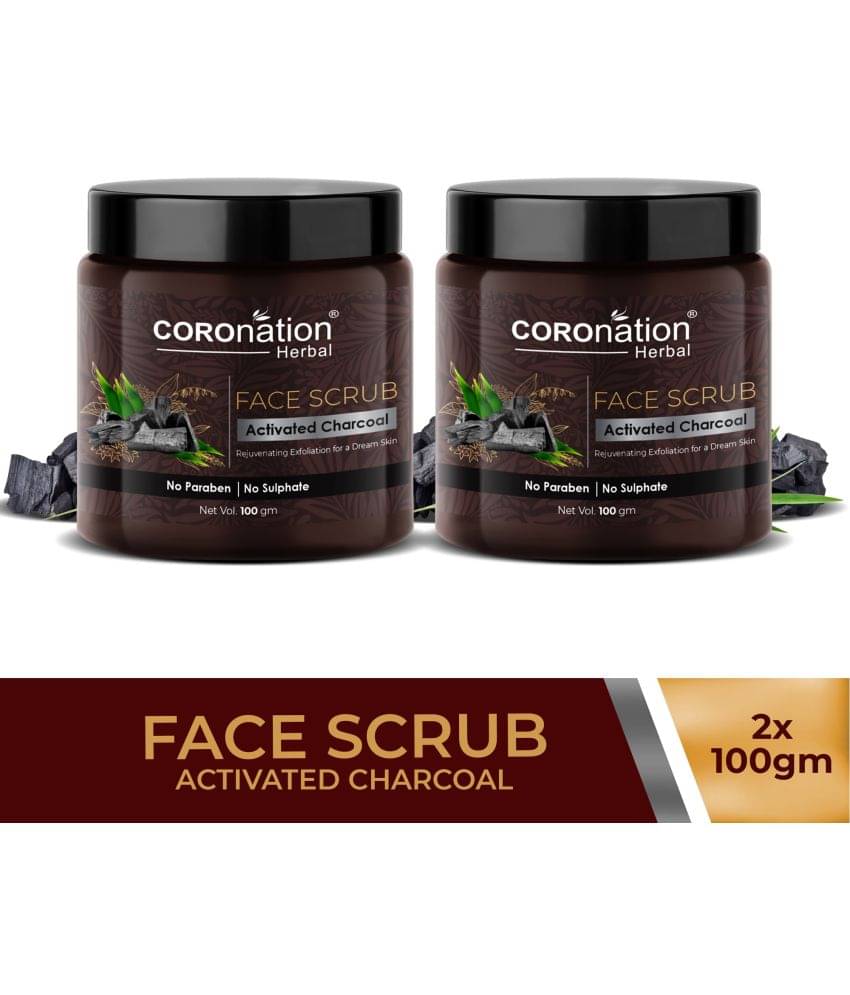 coronation herbal  Activated Charcoal Face  Facial Scrub 200 gm     			coronation herbal  Activated Charcoal Face  Facial Scrub 200 gm