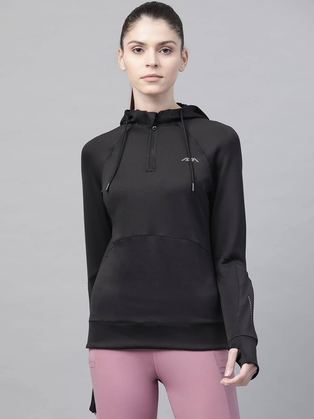     			Alcis - Black Polyester Women's Sweatshirt