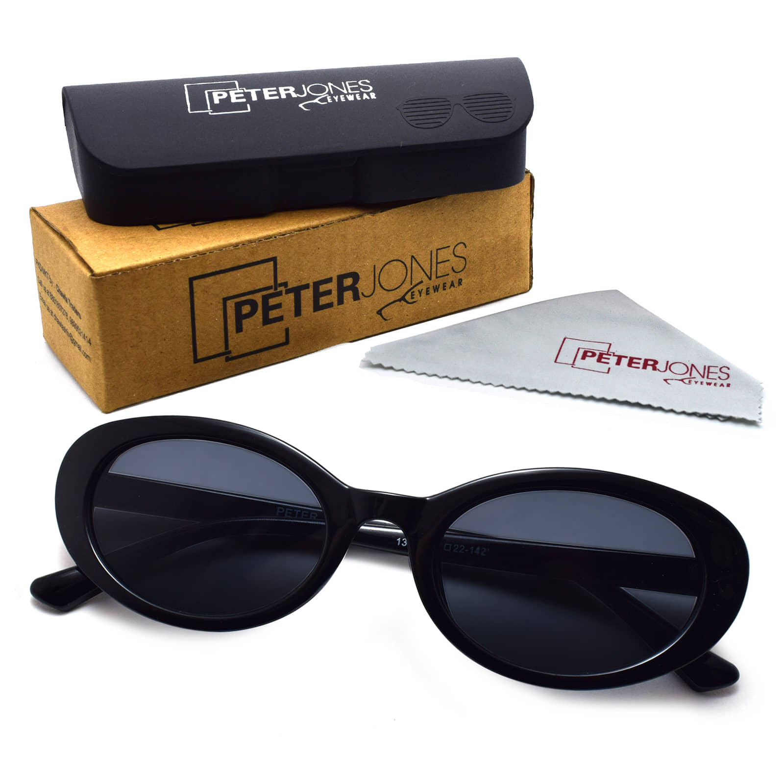 Peter Jones - Black Oval Sunglasses Pack of 1 - Sunglasses | Buy online on ZillyBuy