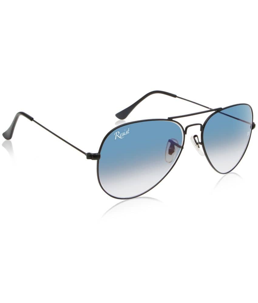 RESIST EYEWEAR Black Pilot Sunglasses ( Pack of 1 ) - Sunglasses | Buy online on ZillyBuy