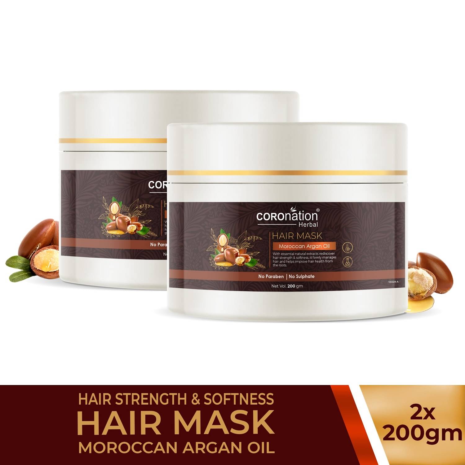     			coronation herbal  Moroccan Argan Oil -  Hair Mask Cream 400 g