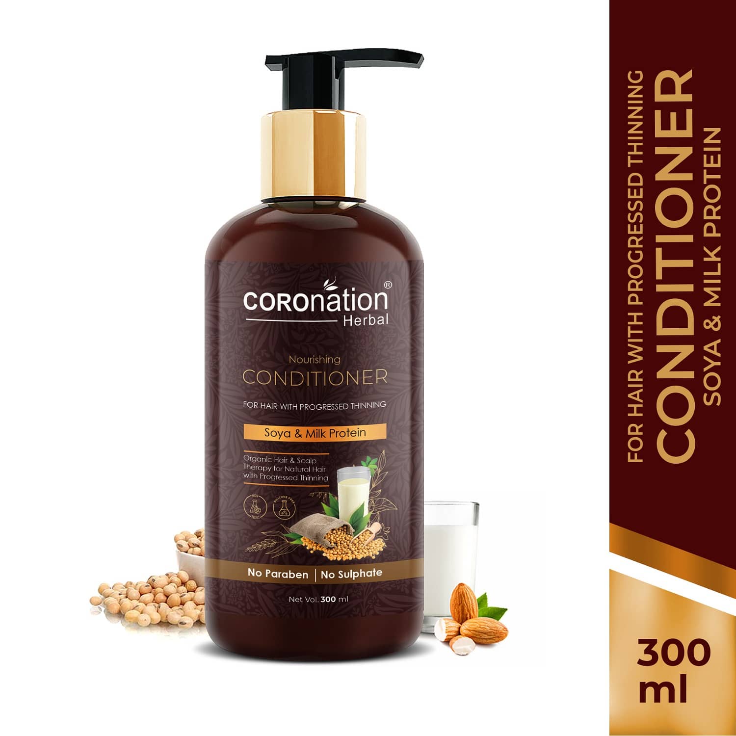 coronation herbal  Soya & Milk Protein Conditioner -  Deep Conditioner 300 mL