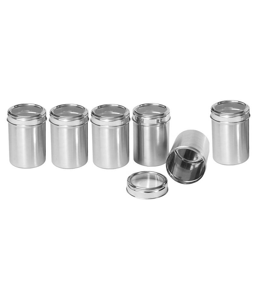     			Dynore Steel Food Container Set of 6 1000 mL