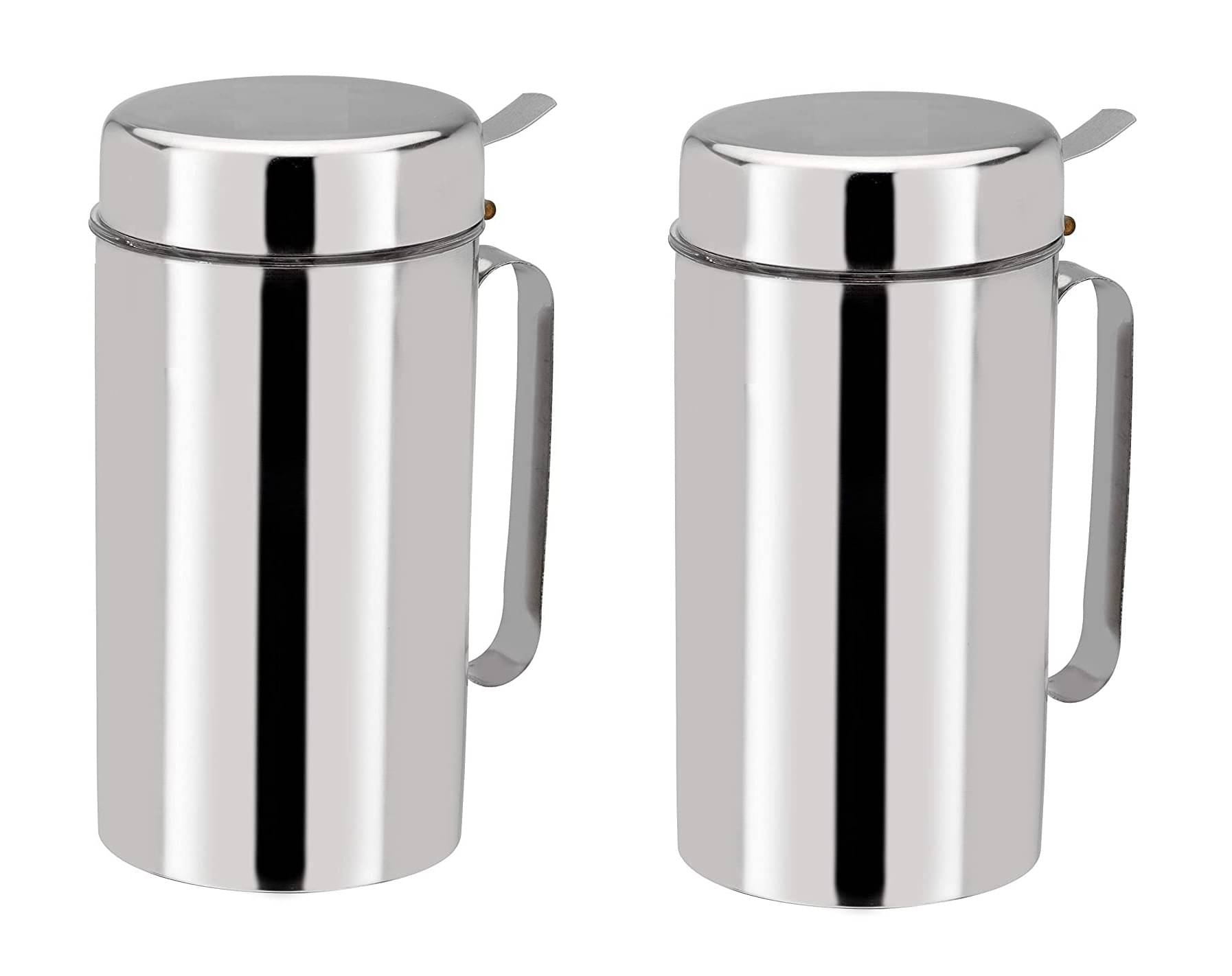     			Dynore Steel Oil Container/Dispenser Set of 2 1000 mL