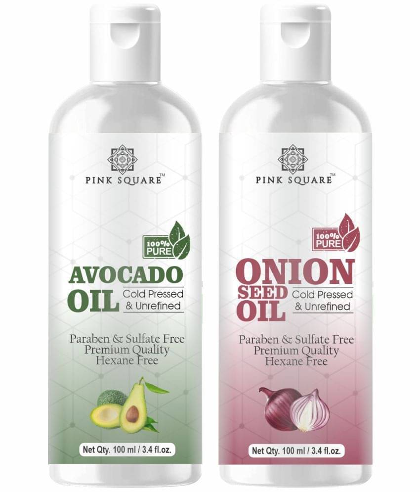     			pink square 100% Cold Pressed Avocado Oil and Onion Oil 200 mL Pack of 2
