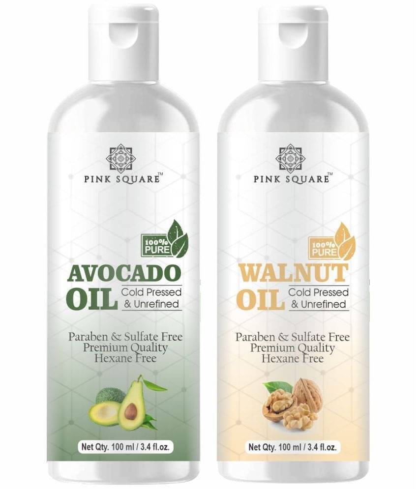     			pink square 100% Cold Pressed Avocado Oil and Walnut Oil 200 mL Pack of 2