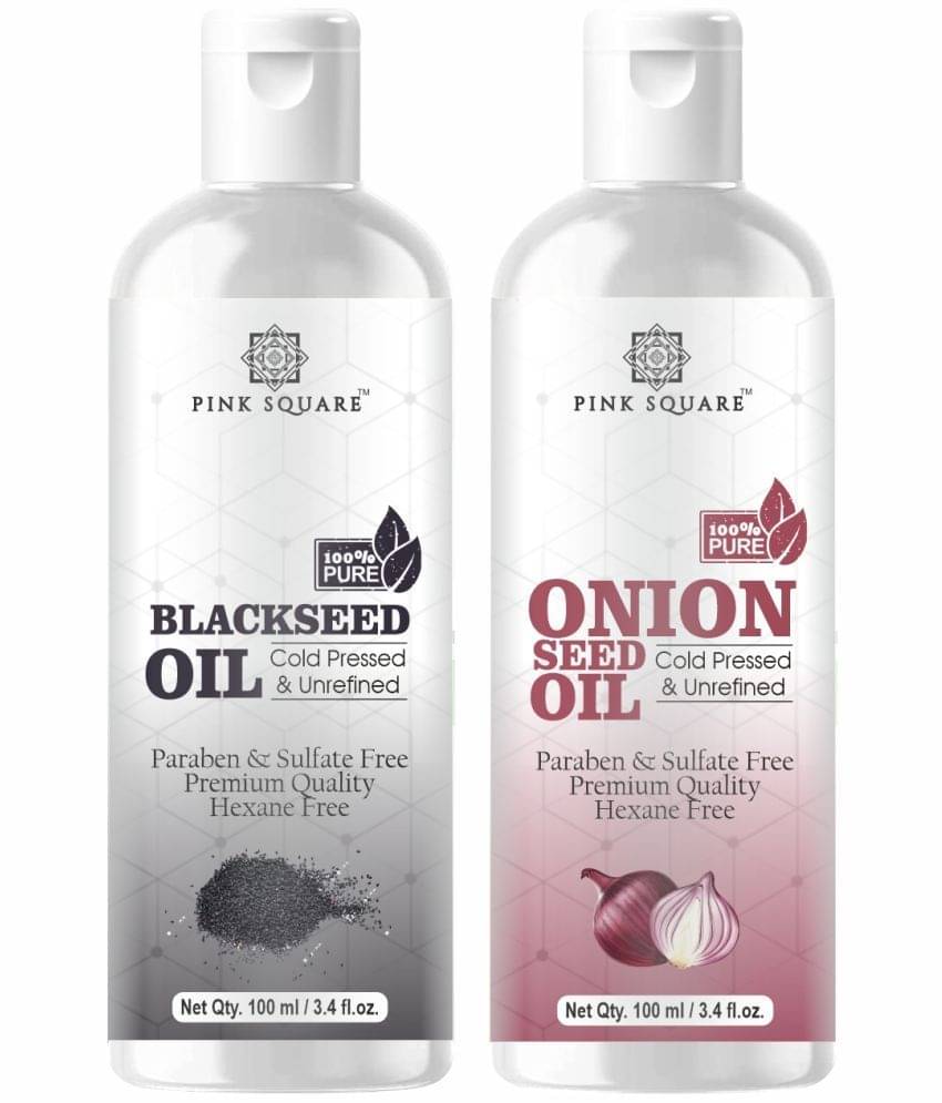 pink square 100% Cold Pressed Blackseed Oil and Onion Oil 200 mL Pack of 2 pink square 100% Cold Pressed Blackseed Oil and Onion Oil 200 mL Pack of 2