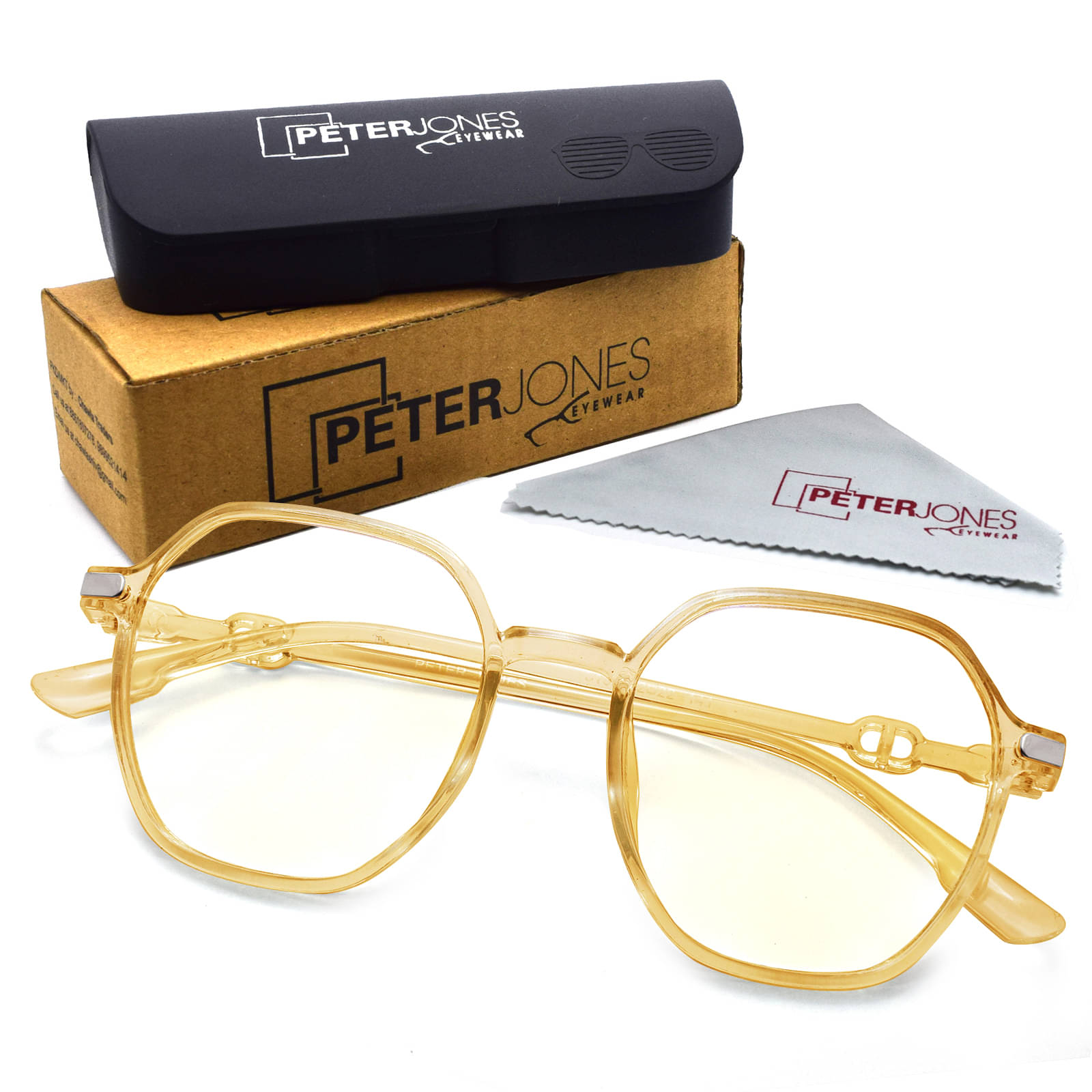     			Peter Jones BlueCut Zero Power Computer Glasses For Eye Protection