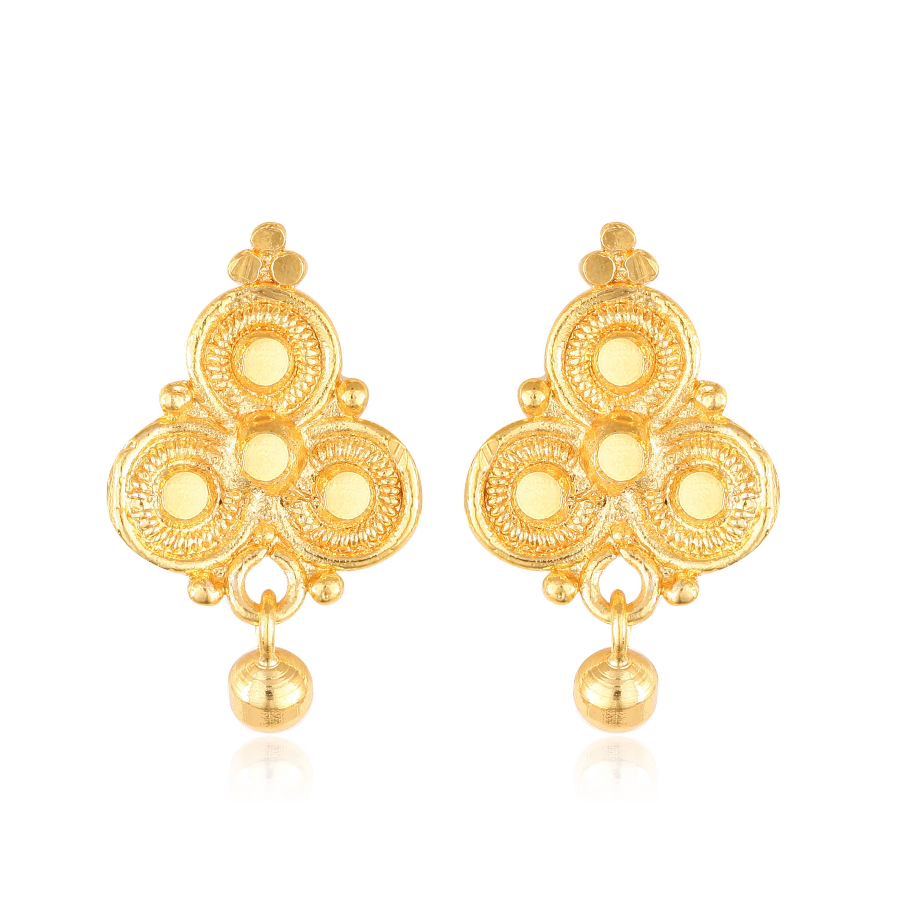 Vighnaharta Elegant Twinkling Beautiful Gold Plated Screw back alloy Studs Earring for Women and Girls   [VFJ1619ERG ] - Earrings | Buy online on ZillyBuy