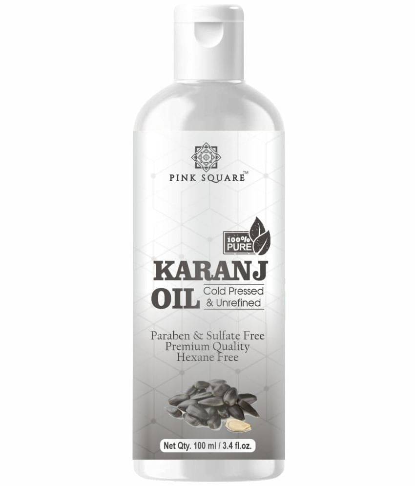 pink square 100% Cold Pressed Pure Karanj Oil For Hair Growth 100 mL pink square 100% Cold Pressed Pure Karanj Oil For Hair Growth 100 mL