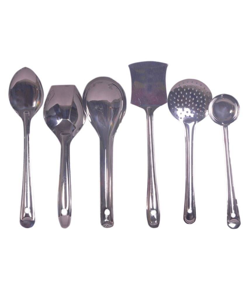    			Dynore Stainless steel 6 Pcs Kitchen Serving Tools
