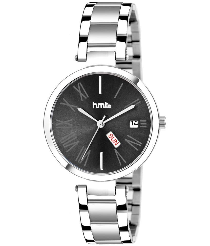 HMTe Metal Round Womens Watch