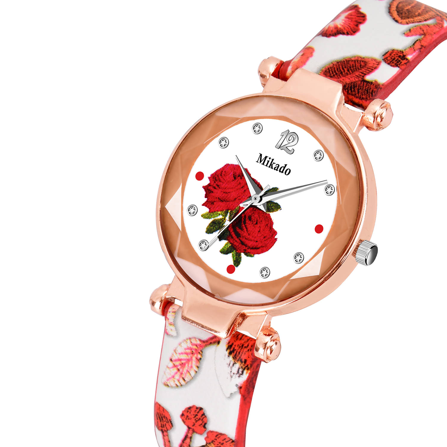     			Mikado Leather Round Womens Watch